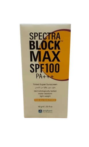 Picture of Spectra Block Max Spf100 40g